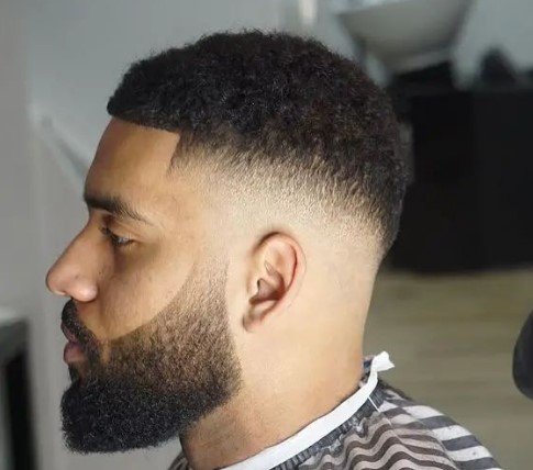 The High Fade with a Beard hairstyle